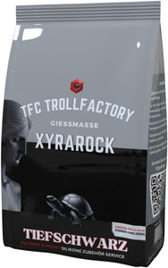 TFC Xyrarock Gießpulver 5 KG - Tiefschwarz & Detailgenau I Gips für Figuren, Modelle und Kunstobjekte - Perfekt für Silikonformen