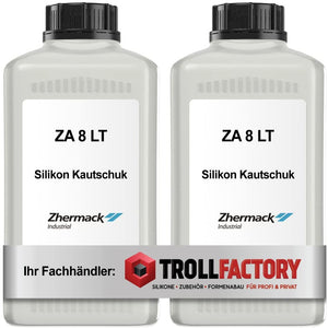 Zhermack silicone rubber ZA 8 LT Shore 8 translucent soft duplicating silicone