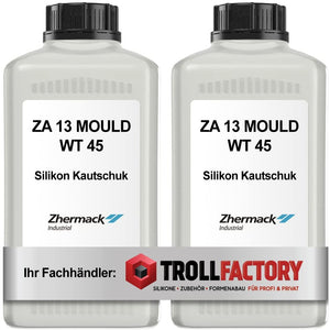 Zhermack Silicone Rubber ZA 13 Mold WT45 Shore Hardness 13 translucent soft