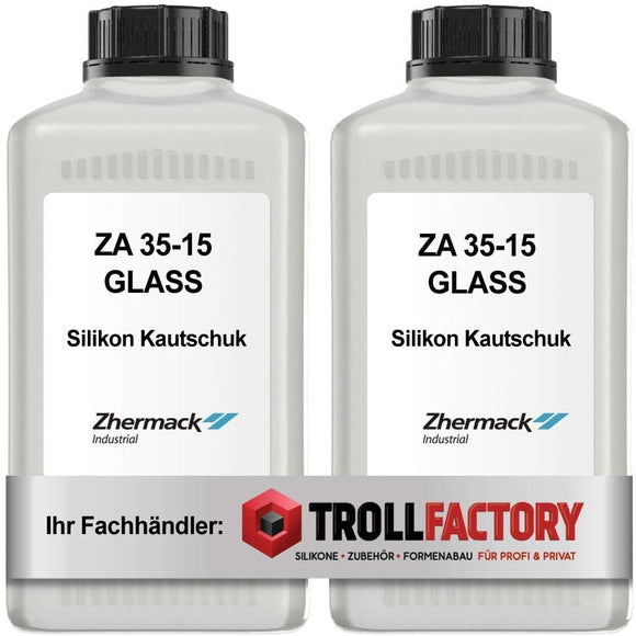 Zhermack SFX silicone rubber duplicating silicone soft ZA 35-15 crystal clear