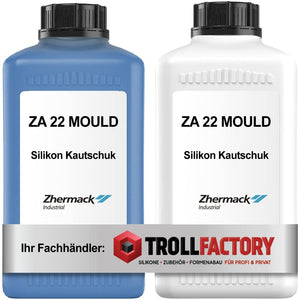 Zhermack silicone rubber ZA 22 Mold Shore hardness 22 blue soft