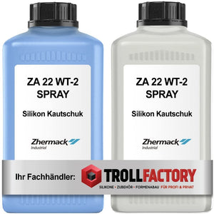 Zhermack silicone rubber ZA 22 WT-2 spray light blue soft duplicating silicone