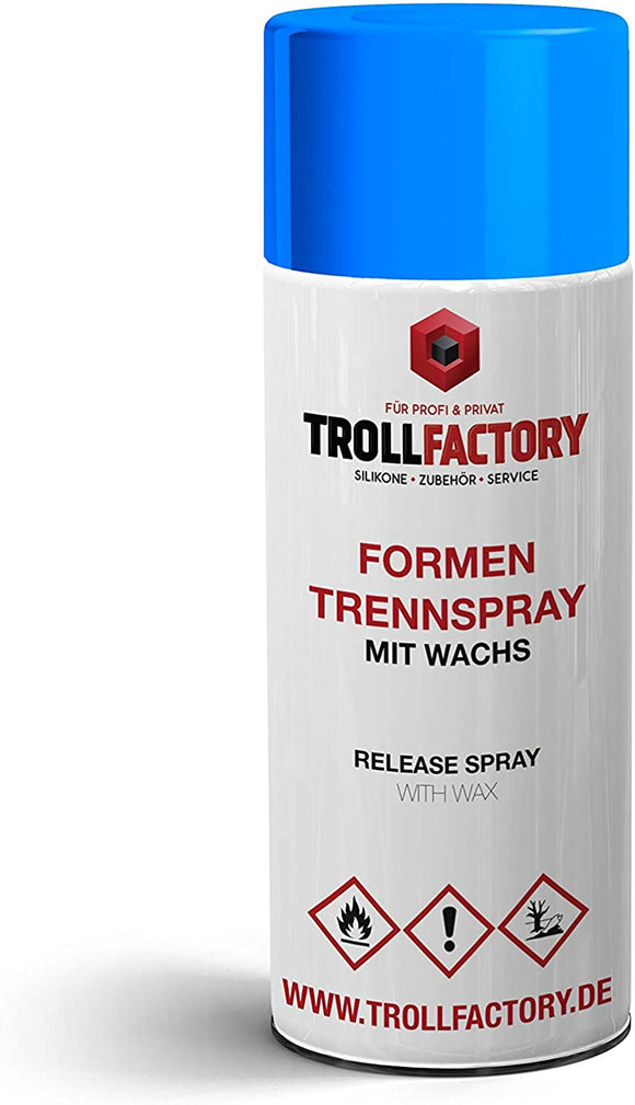 Polyment TFC mold release spray with wax for epoxy casting resin, polyester resin, PMMA and polyurethane | silicone-free | 400ml