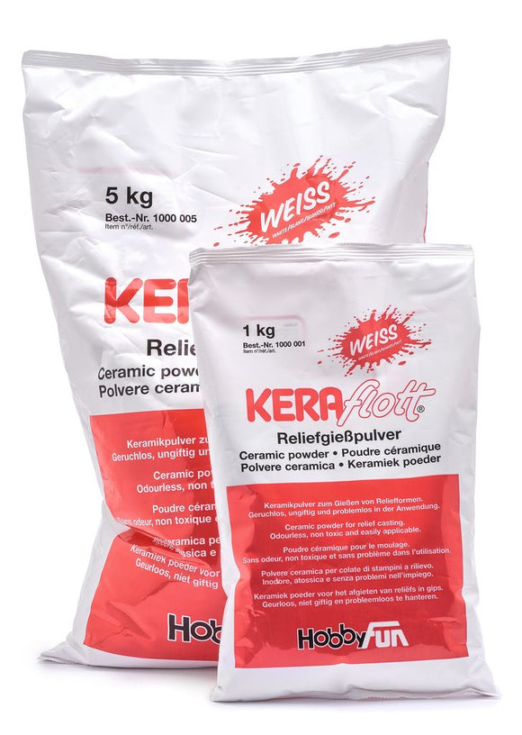 Keraflott casting compound white