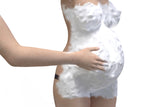 Impression set alginate 3D body pregnancy baby bump