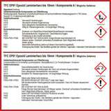 Epoxy resin epoxy casting resin laminating resin up to 10mm including disposable gloves